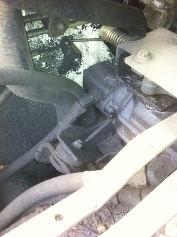 763 hydraulic leak at the main pump steering linkage Skidsteer Forum